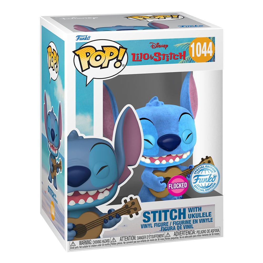 POP! & Tee Box Lilo & Stitch - Ukulele Stitch (Flocked)
